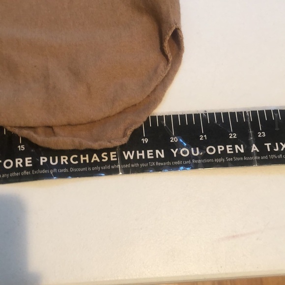 Micheal Kors size 1X tan long cashmere blend sweater,washed laid to dry - Picture 11 of 13